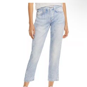rag & bone Miramar liquid Rosa Light Blue Straight Leg sweatpant Jeans